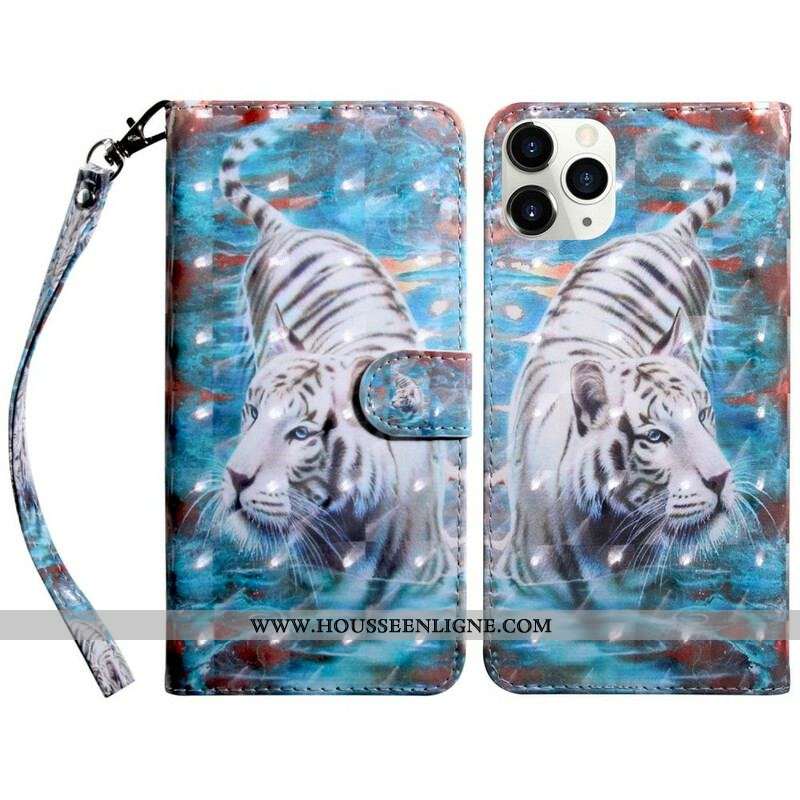 Housse iPhone 13 Mini Light Spot Lucien le Tigre