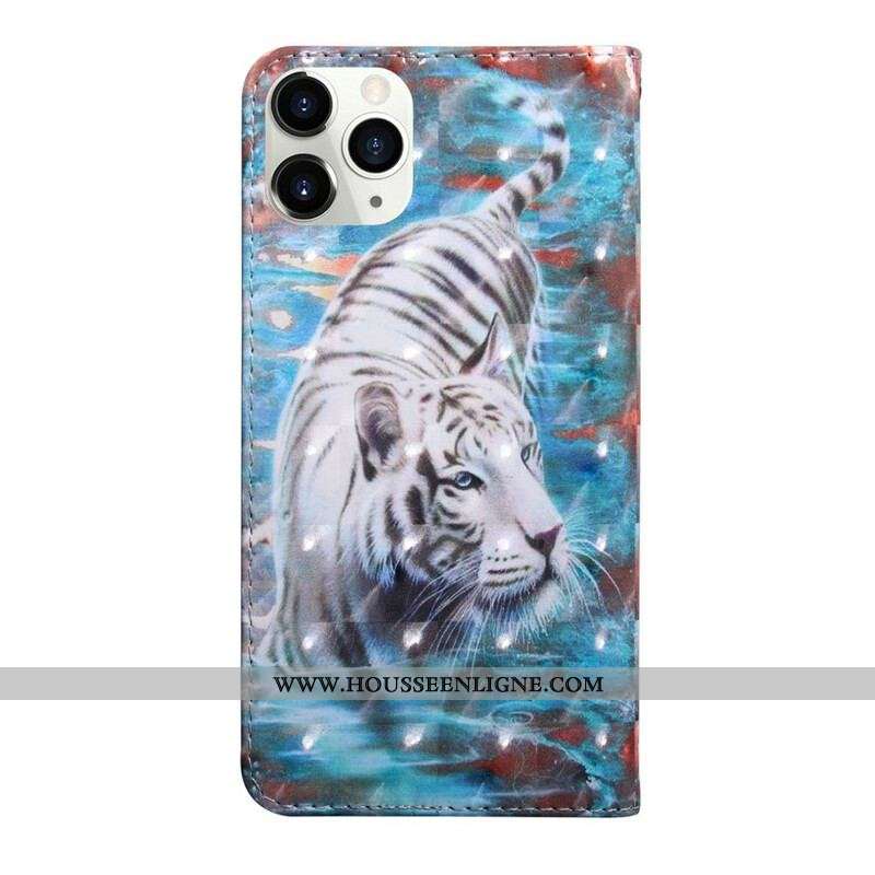 Housse iPhone 13 Mini Light Spot Lucien le Tigre