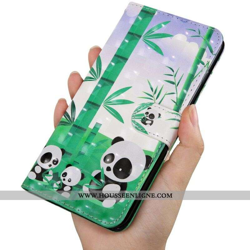 Housse iPhone 13 Mini Light Spot Pandas