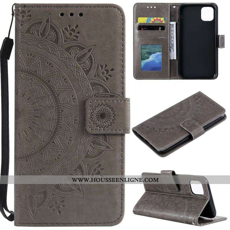 Housse iPhone 13 Mini Mandala Soleil