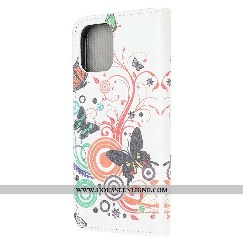 Housse iPhone 13 Mini Papillons Démentiels