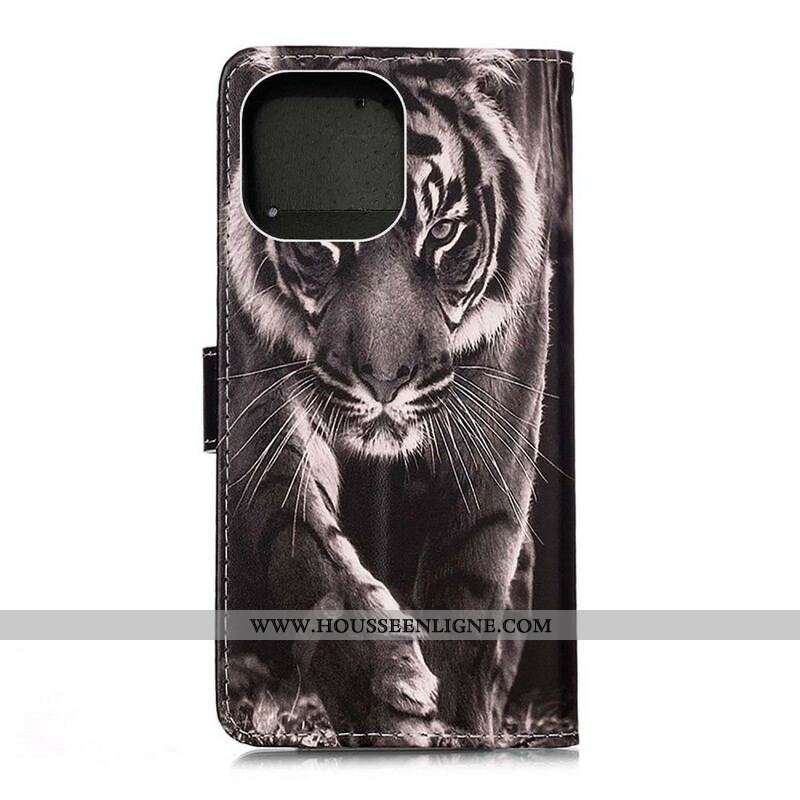 Housse iPhone 13 Mini Tigre de Nuit