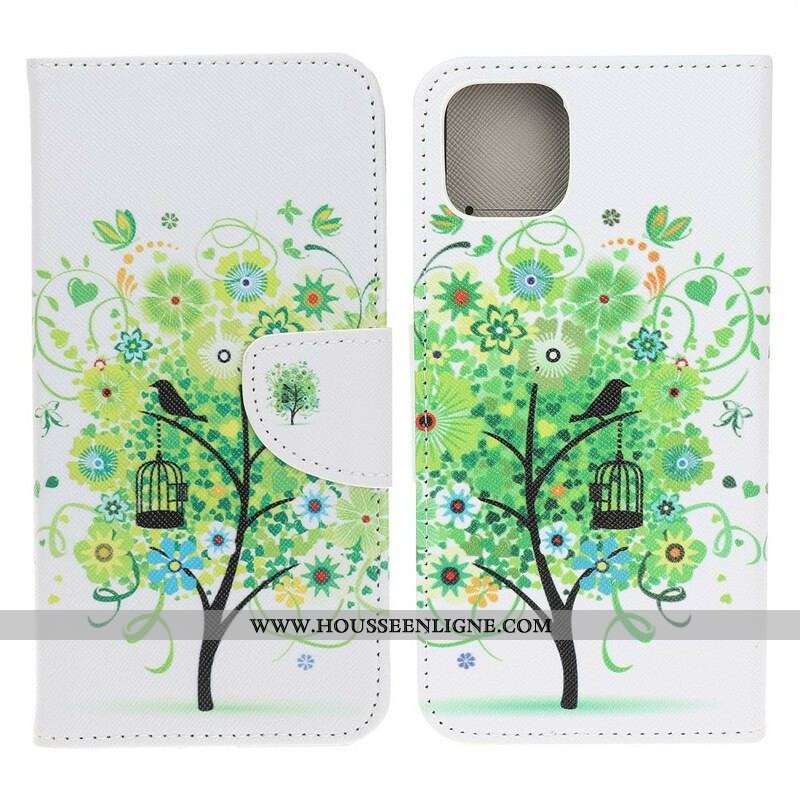 Housse iPhone 13 Pro Arbre Fleuri