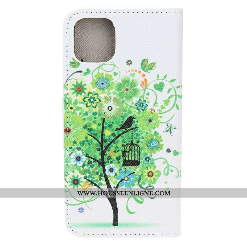 Housse iPhone 13 Pro Arbre Fleuri