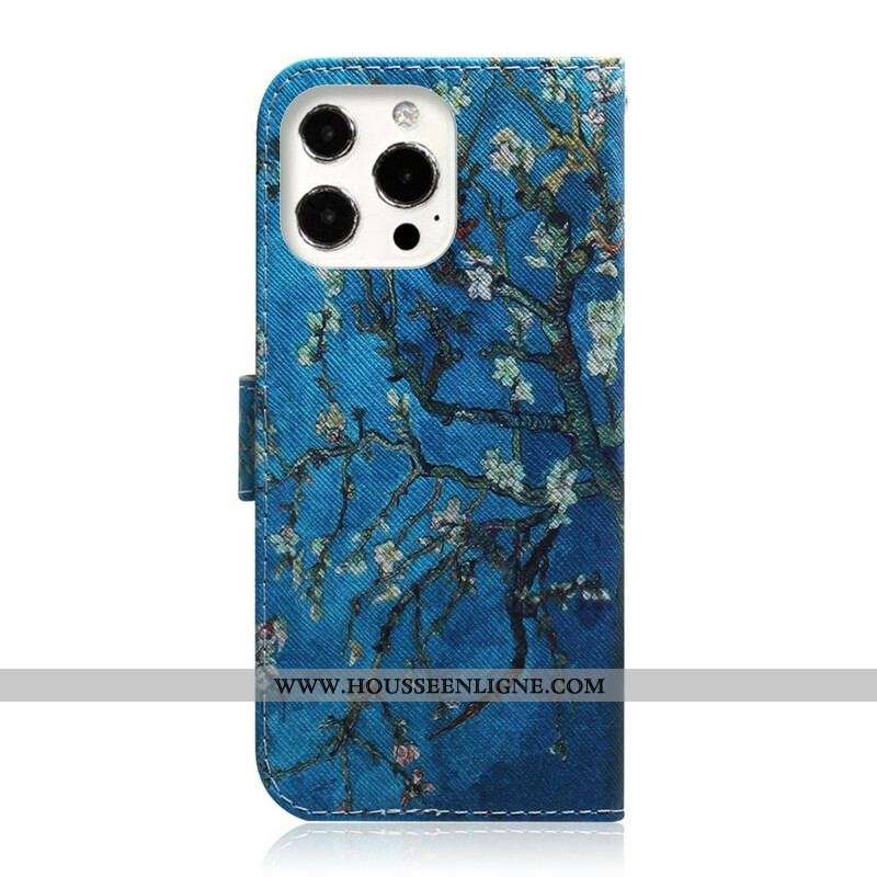 Housse iPhone 13 Pro Branche d'Arbre Fleuri