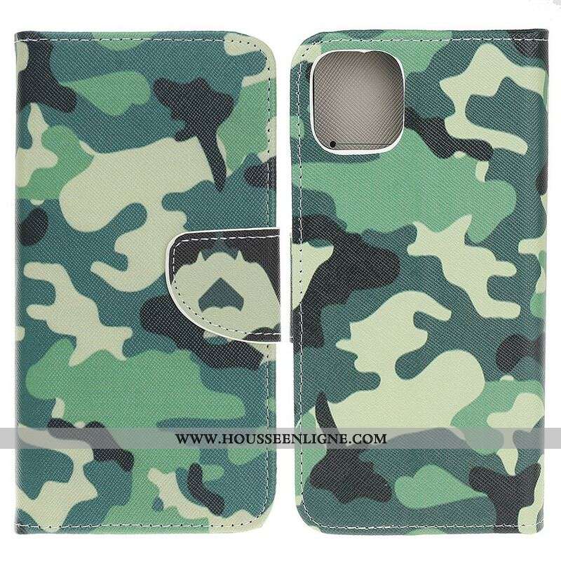 Housse iPhone 13 Pro Camouflage Militaire