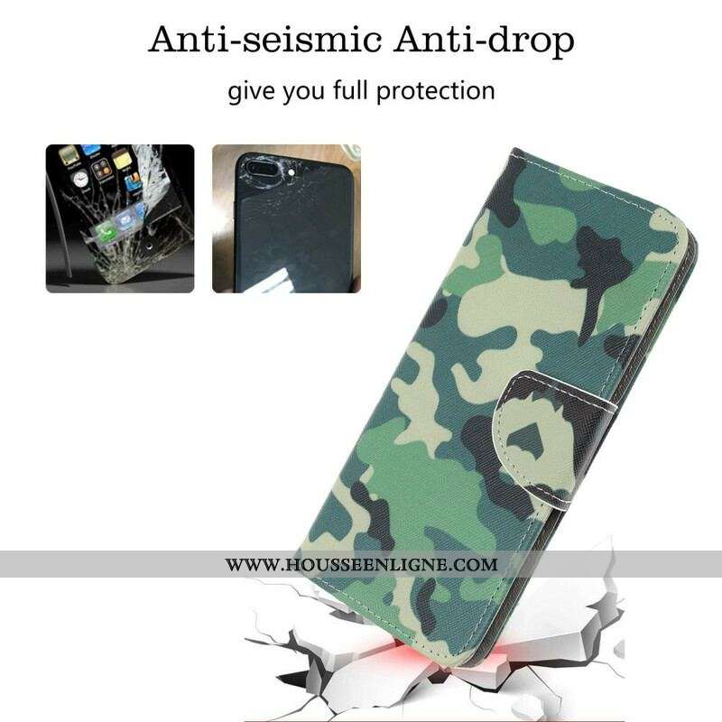 Housse iPhone 13 Pro Camouflage Militaire