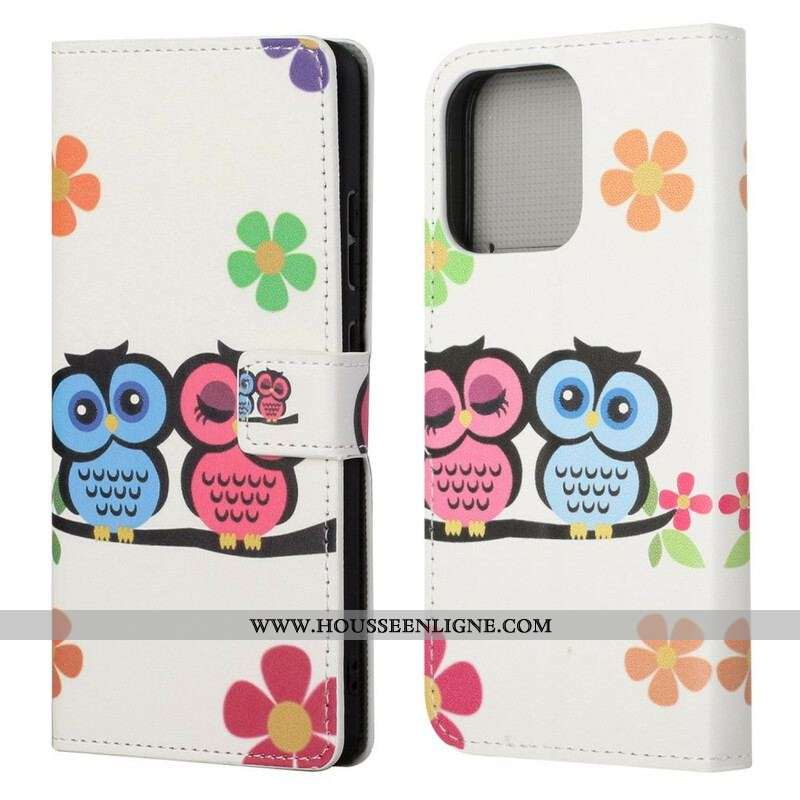 Housse iPhone 13 Pro Couple de Hiboux