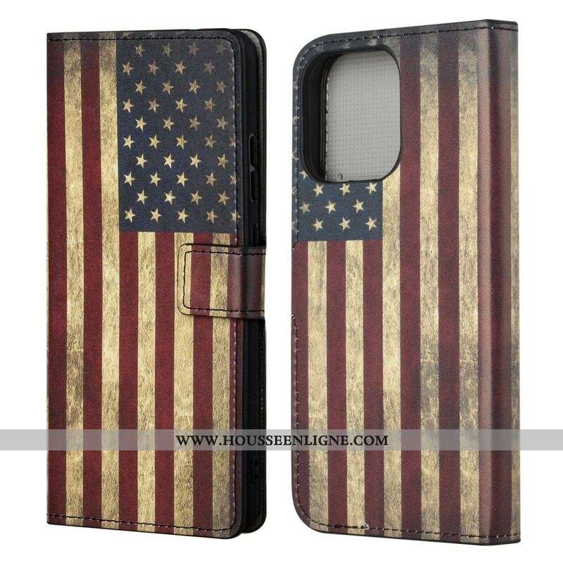 Housse iPhone 13 Pro Drapeau USA