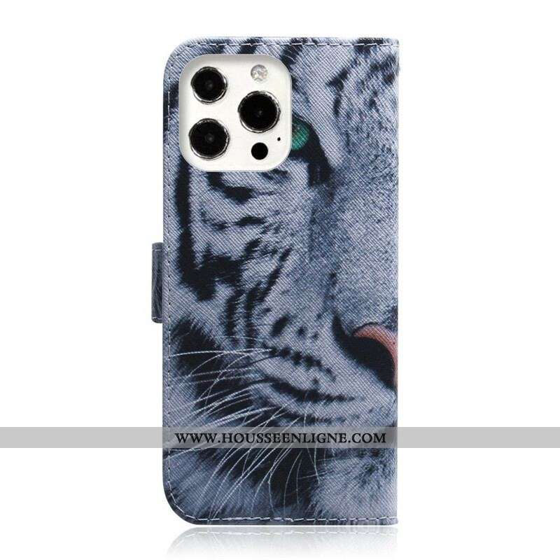 Housse iPhone 13 Pro Face de Tigre