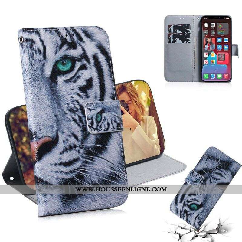 Housse iPhone 13 Pro Face de Tigre