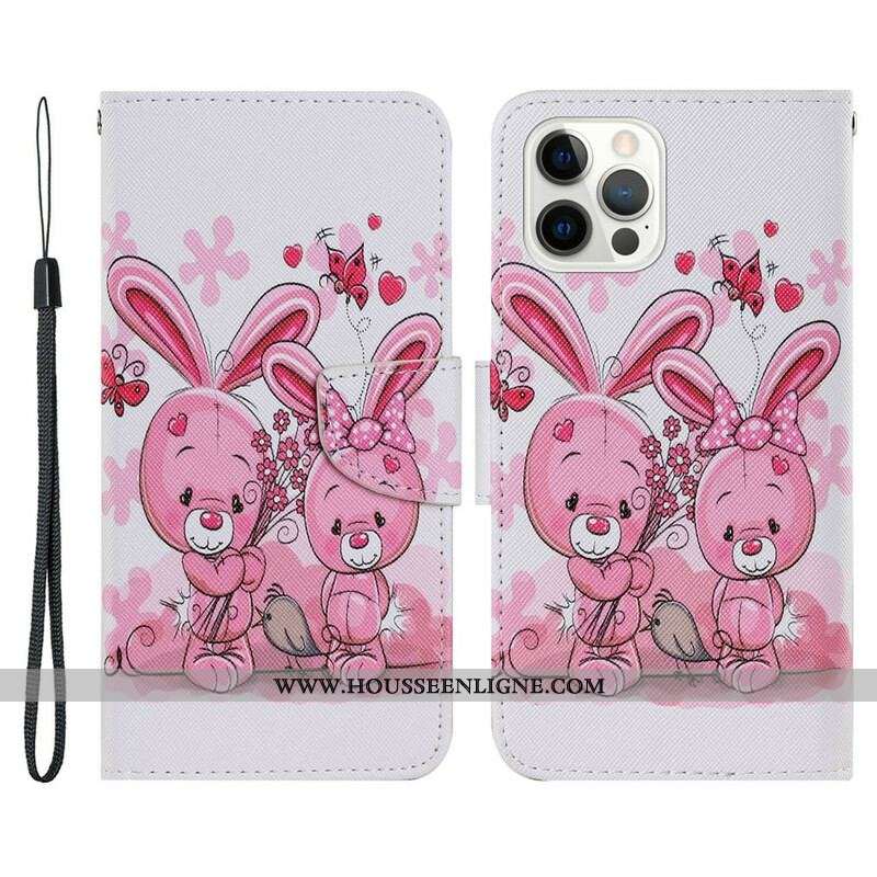 Housse iPhone 13 Pro Lapins