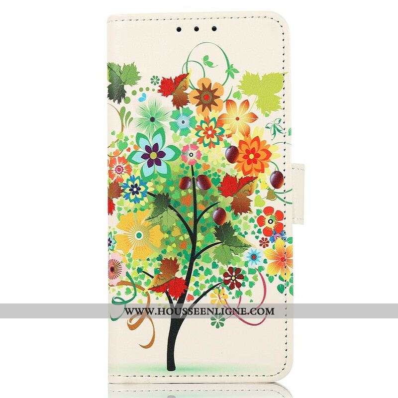 Housse iPhone 13 Pro Max Arbre Fleuri