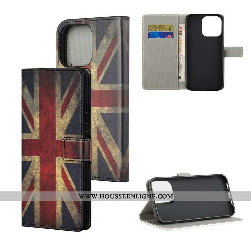 Housse iPhone 13 Pro Max Drapeau Angleterre