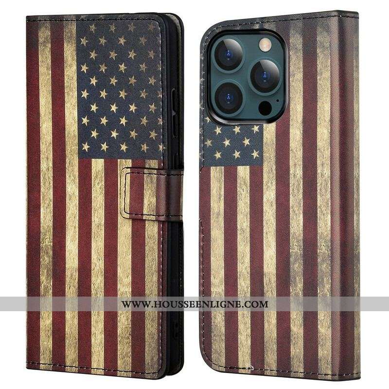 Housse iPhone 13 Pro Max Drapeau USA