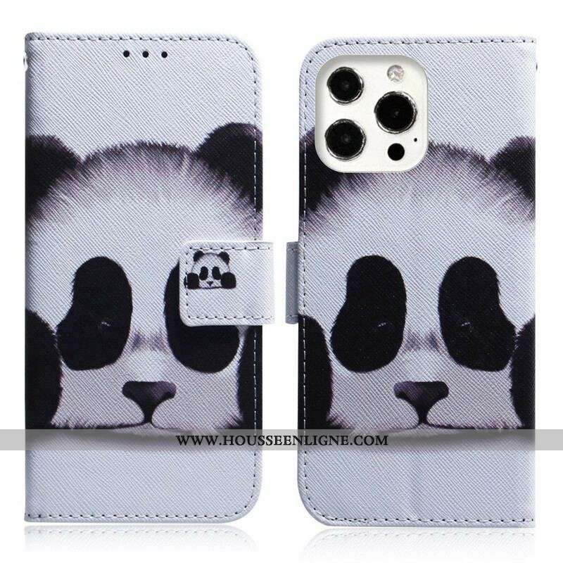 Housse iPhone 13 Pro Max Face de Panda