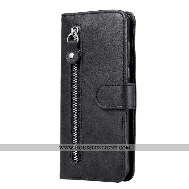 Housse iPhone 13 Pro Max Vintage Porte-Monnaie