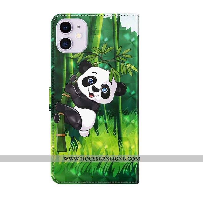 Housse iPhone 13 Pro Panda et Bambou