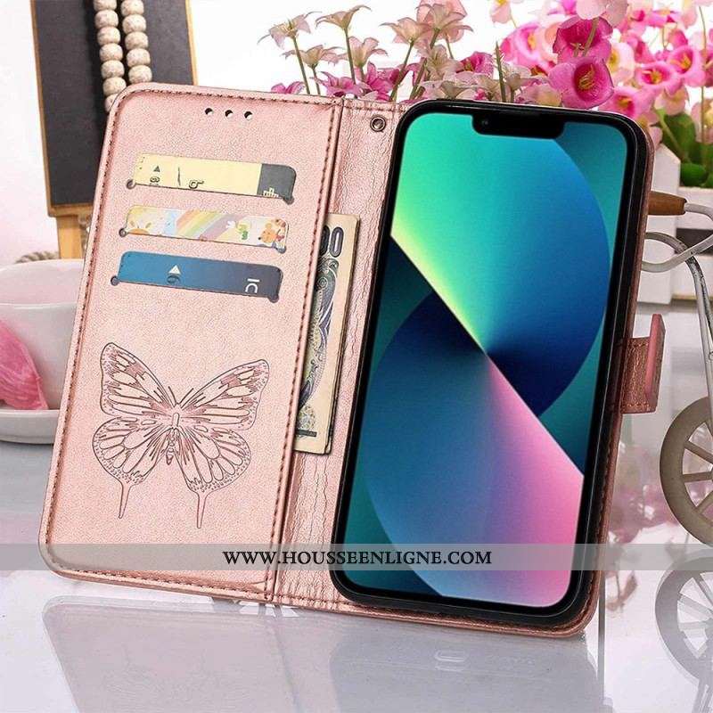 Housse iPhone 14 Plus Papillon Design