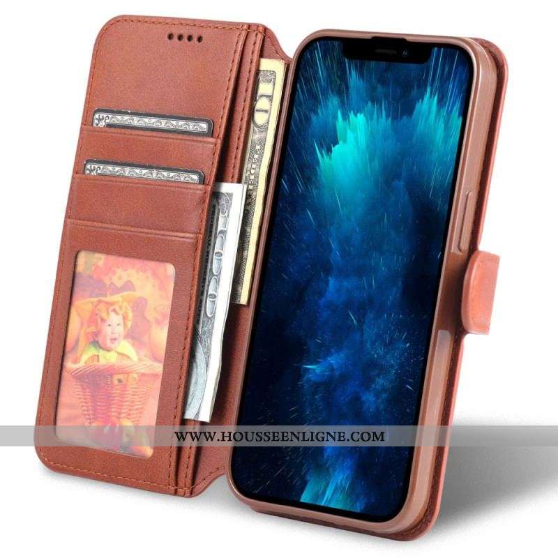 Housse iPhone 14 Pro AZNS Simili Cuir