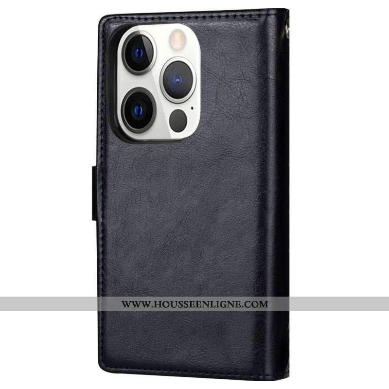 Housse iPhone 14 Pro Coque Détachable 9 Porte-Cartes