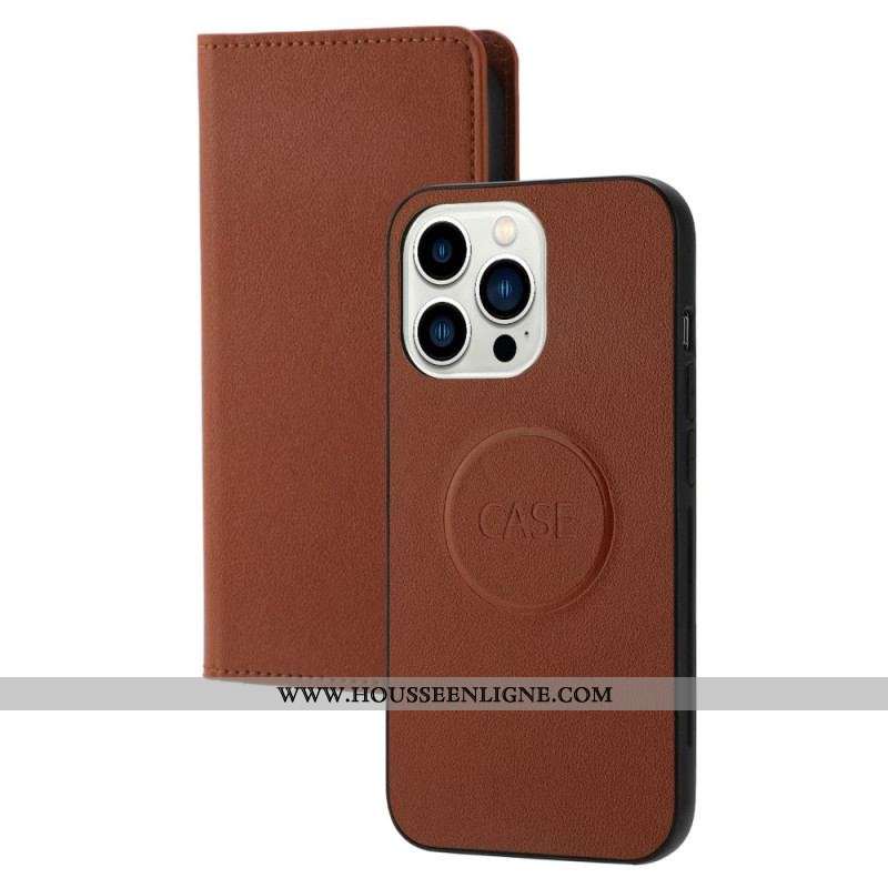 Housse iPhone 14 Pro Coque Détachable Fermoir Argenté