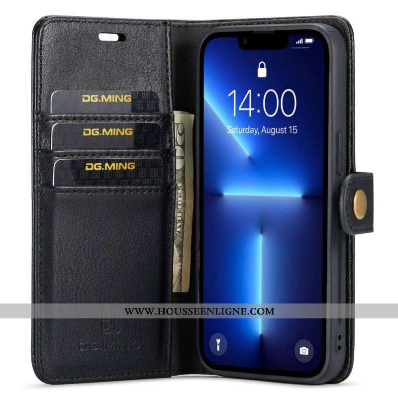 Housse iPhone 14 Pro DG.MING Coque Détachable