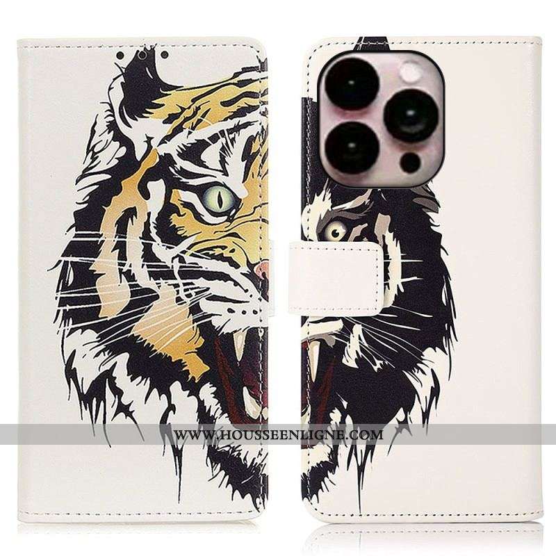 Housse iPhone 14 Pro Max Tigre Féroce