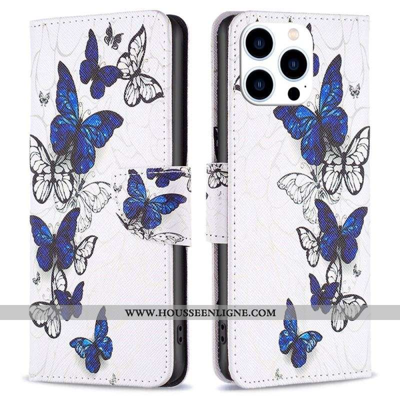 Housse iPhone 14 Pro Papillons en Vol