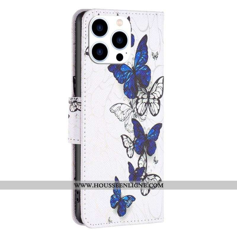 Housse iPhone 14 Pro Papillons en Vol