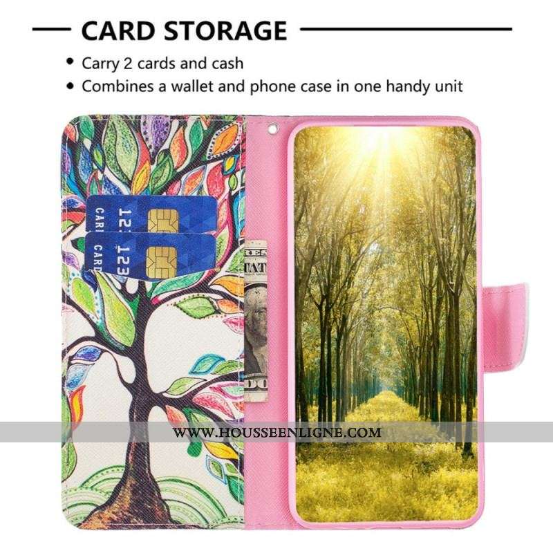 Housse iPhone 14 Pro Peinture Arbre