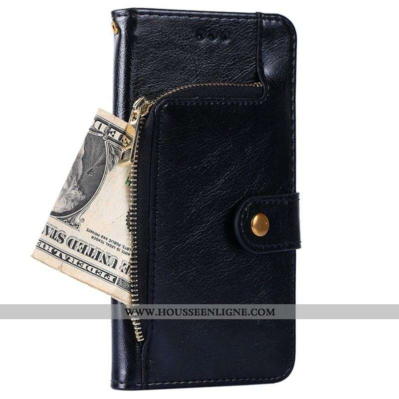 Housse iPhone 14 Pro Porte-Monnaie Zippé