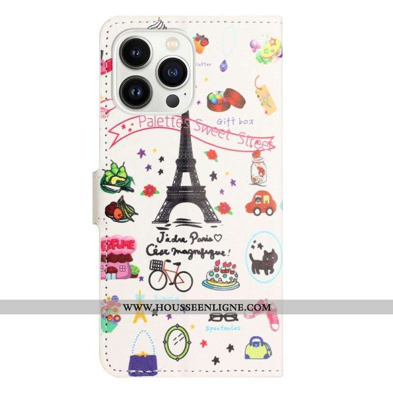 Housse iPhone 14 Pro Sweet Paris