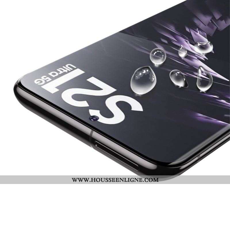 Protection en verre trempé pour Samsung Galaxy S21 Ultra 5G AMORUS