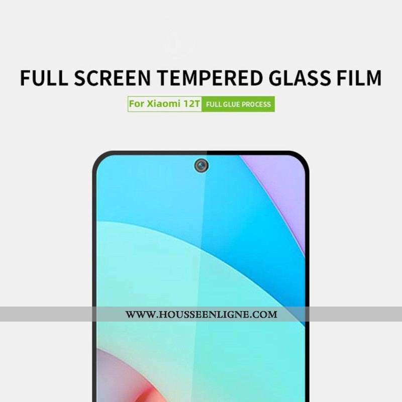 Protection en verre trempé pour Xiaomi 12T / 12T Pro PINWUYO