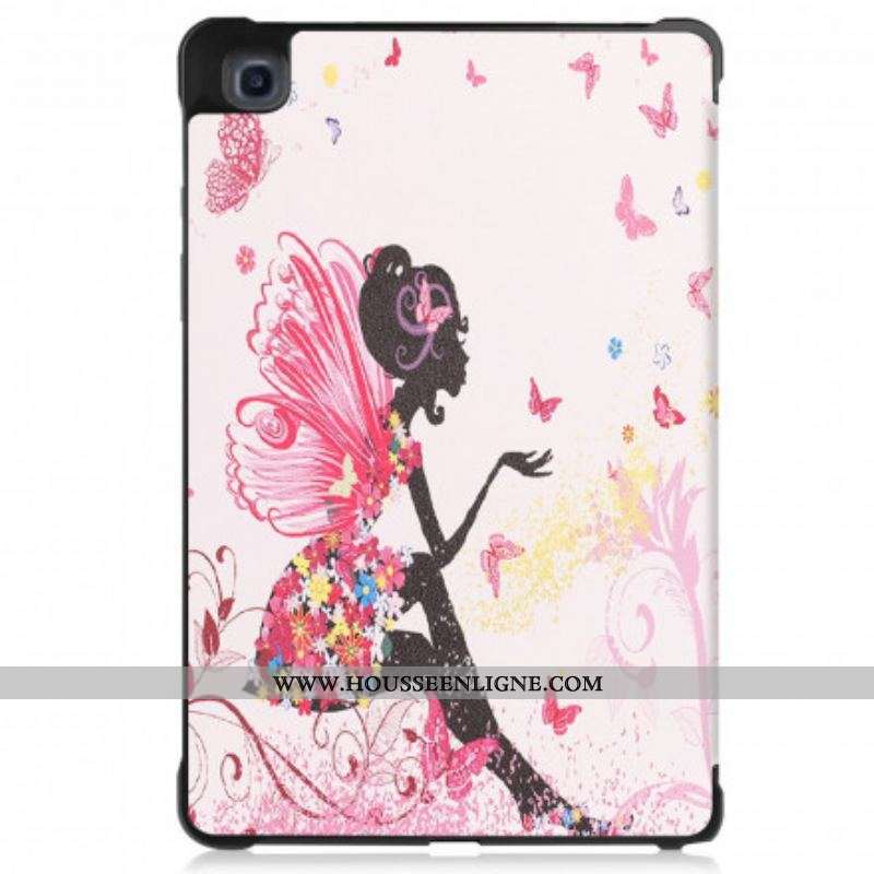 Smart Case Samsung Galaxy Tab A7 (2020) Renforcée Fée Florale