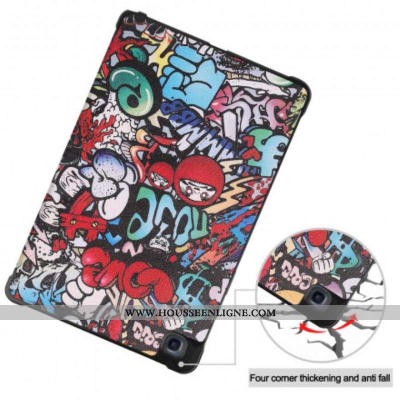 Smart Case Samsung Galaxy Tab A7 (2020) Renforcée graffitis