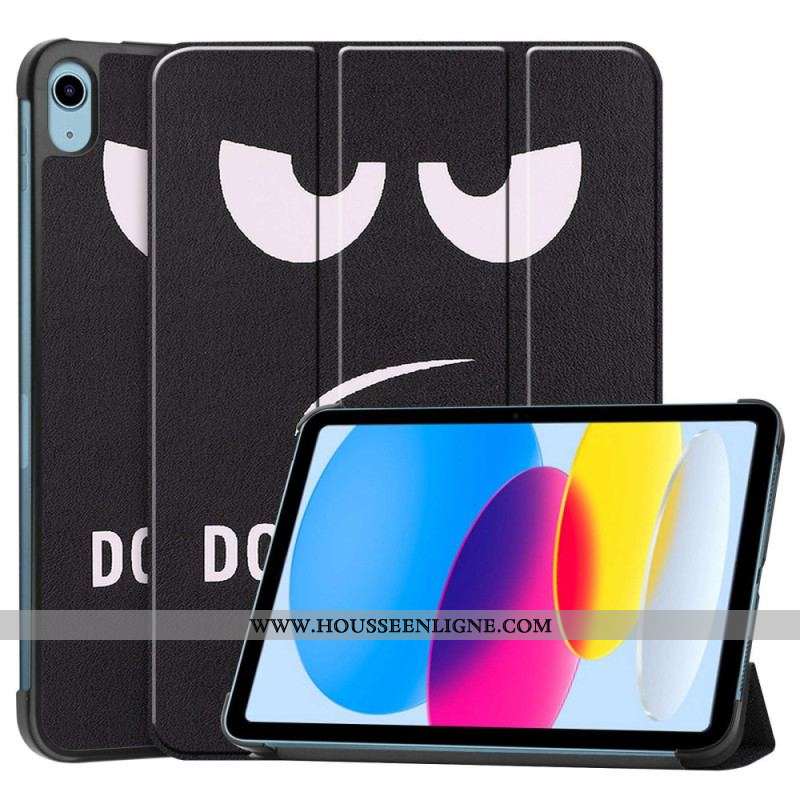 Smart Case iPad 10.9'' (2022) Renforcée Don't Touch Me