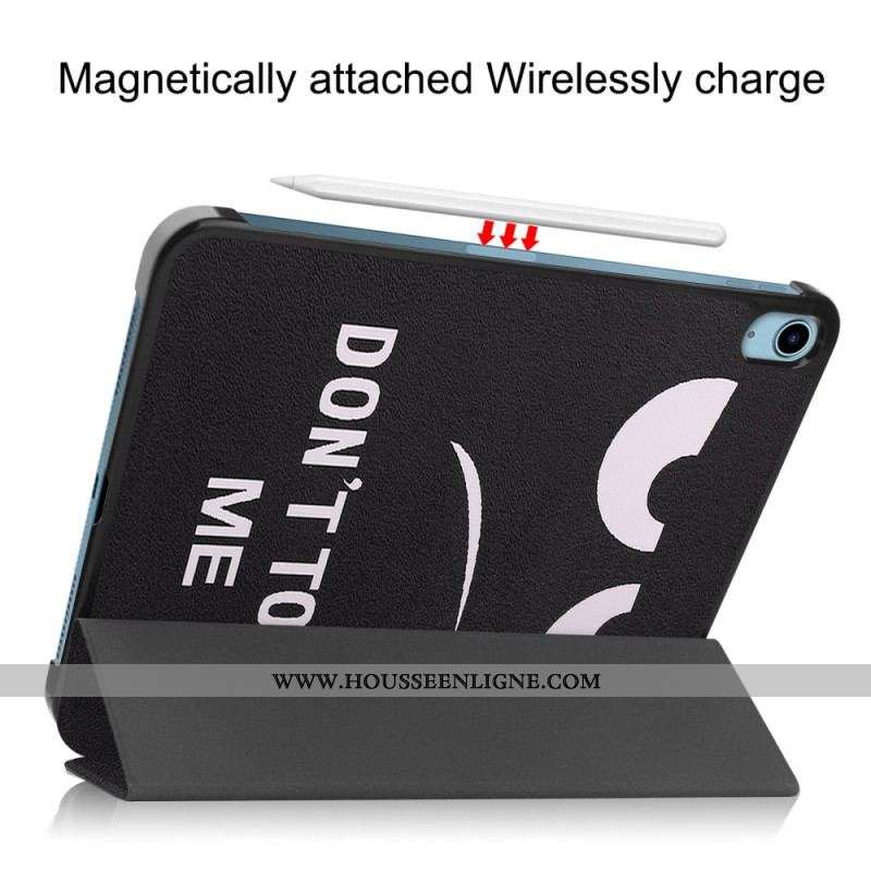 Smart Case iPad 10.9'' (2022) Renforcée Don't Touch Me