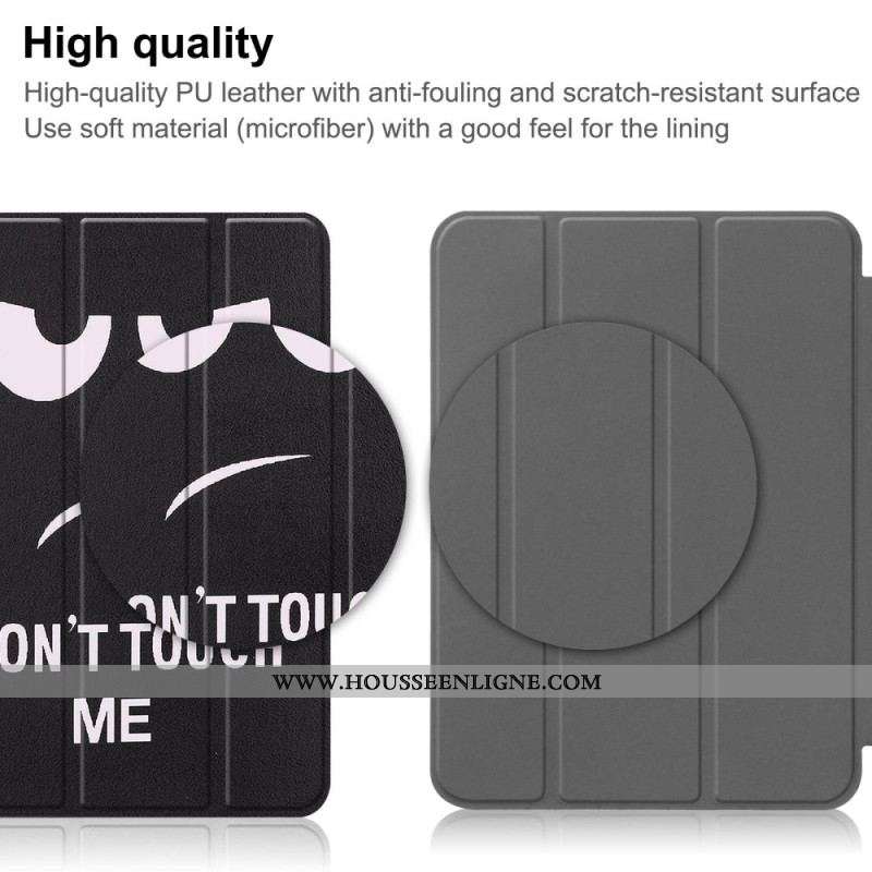 Smart Case iPad 10.9'' (2022) Renforcée Don't Touch Me