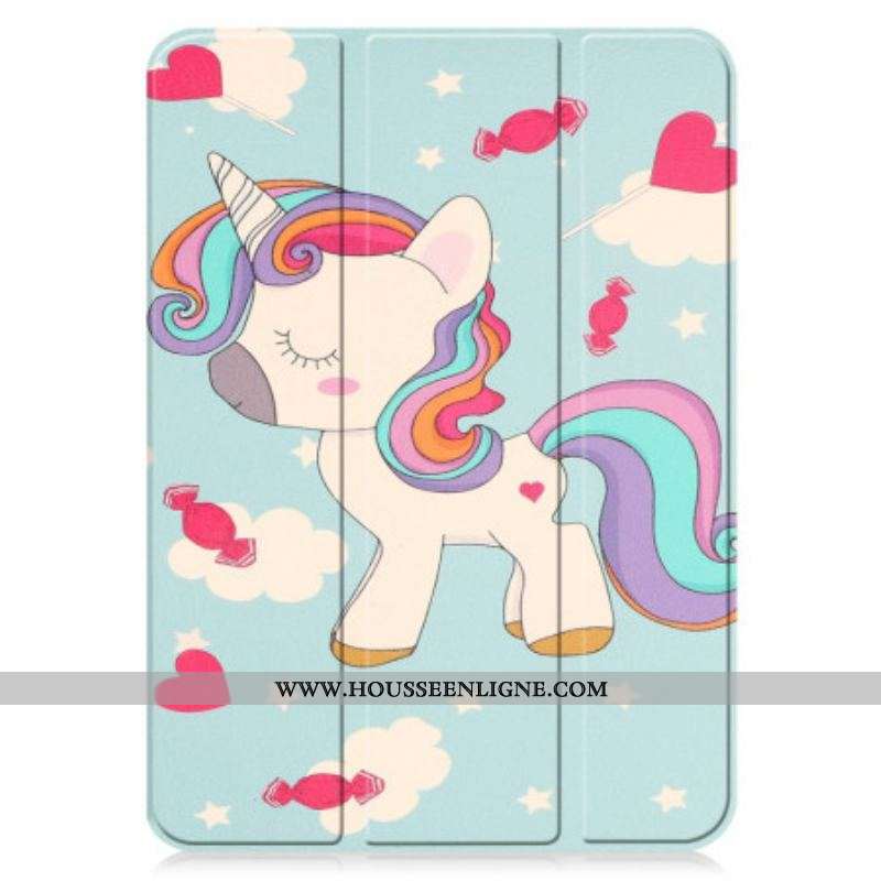 Smart Case iPad 10.9'' (2022) Renforcée Licorne