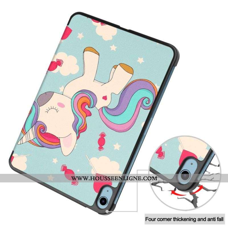 Smart Case iPad 10.9'' (2022) Renforcée Licorne