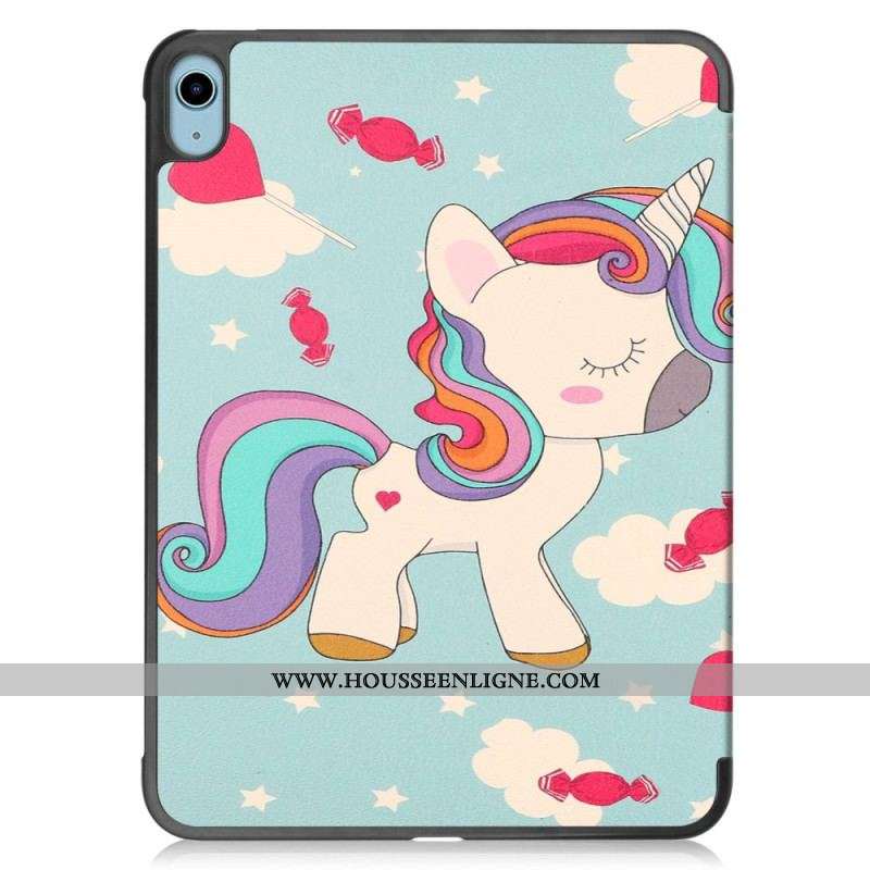 Smart Case iPad 10.9'' (2022) Renforcée Licorne