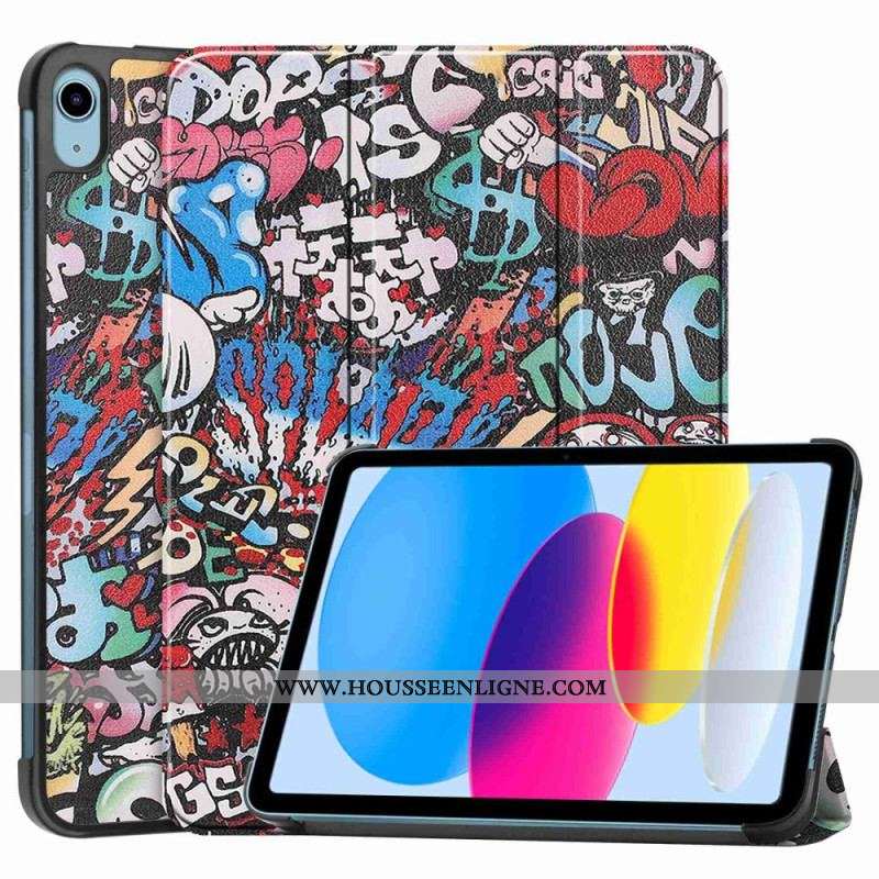 Smart Case iPhone 10.9'' (2022) Renforcée Graffitis