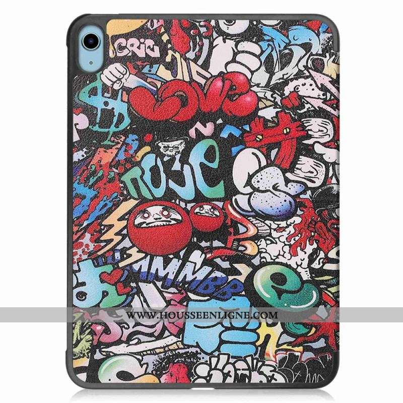 Smart Case iPhone 10.9'' (2022) Renforcée Graffitis