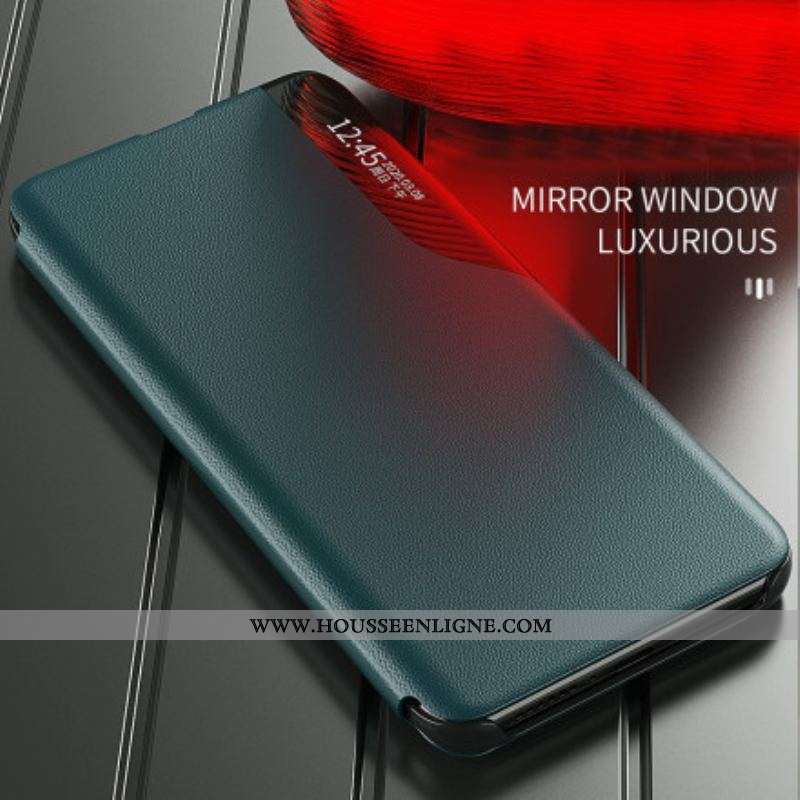 View Cover Xiaomi Redmi Note 10/10S/Poco M5s Effet Cuir