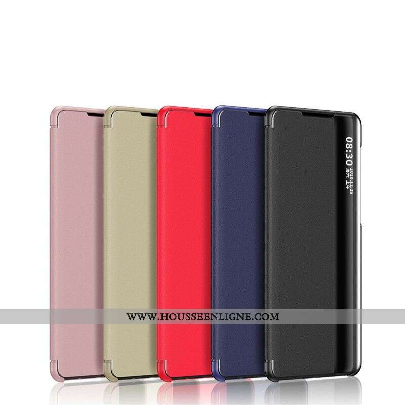 View Cover Xiaomi Redmi Note 10 5G / Poco M3 Pro 5G Effet Cuir Texturé