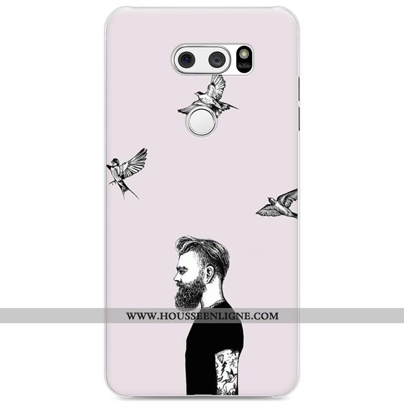 Coque Lg V30 Créatif Tendance Protection Étui Amoureux Nouveau Rose