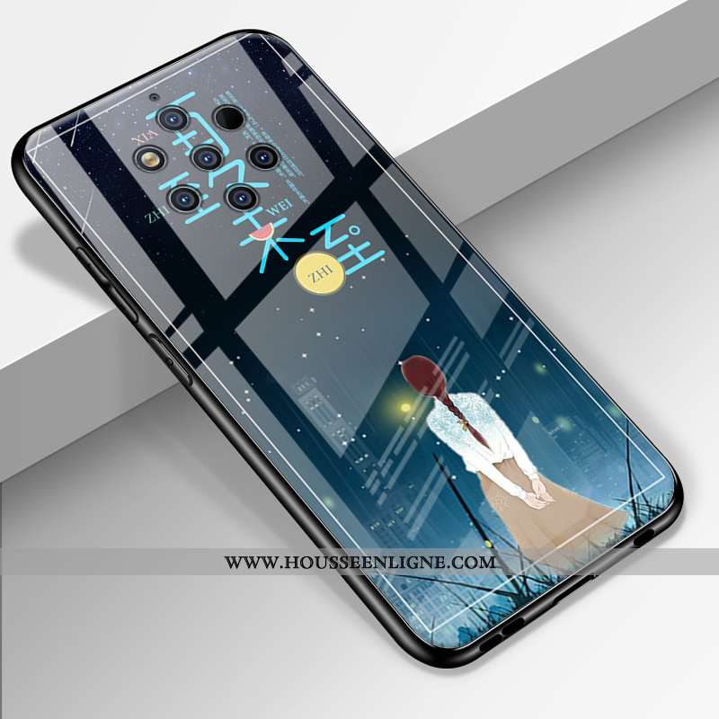 Coque Nokia 9 Pureview Fluide Doux Silicone Tendance Tout Compris Personnalisé Incassable Noir