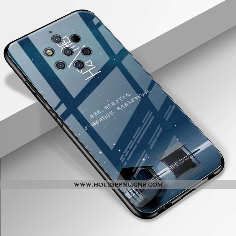 Coque Nokia 9 Pureview Fluide Doux Silicone Tendance Tout Compris Personnalisé Incassable Noir